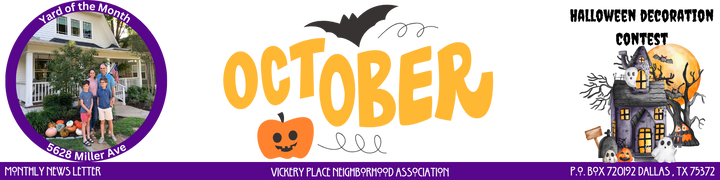 October Neighborhood Newsletter