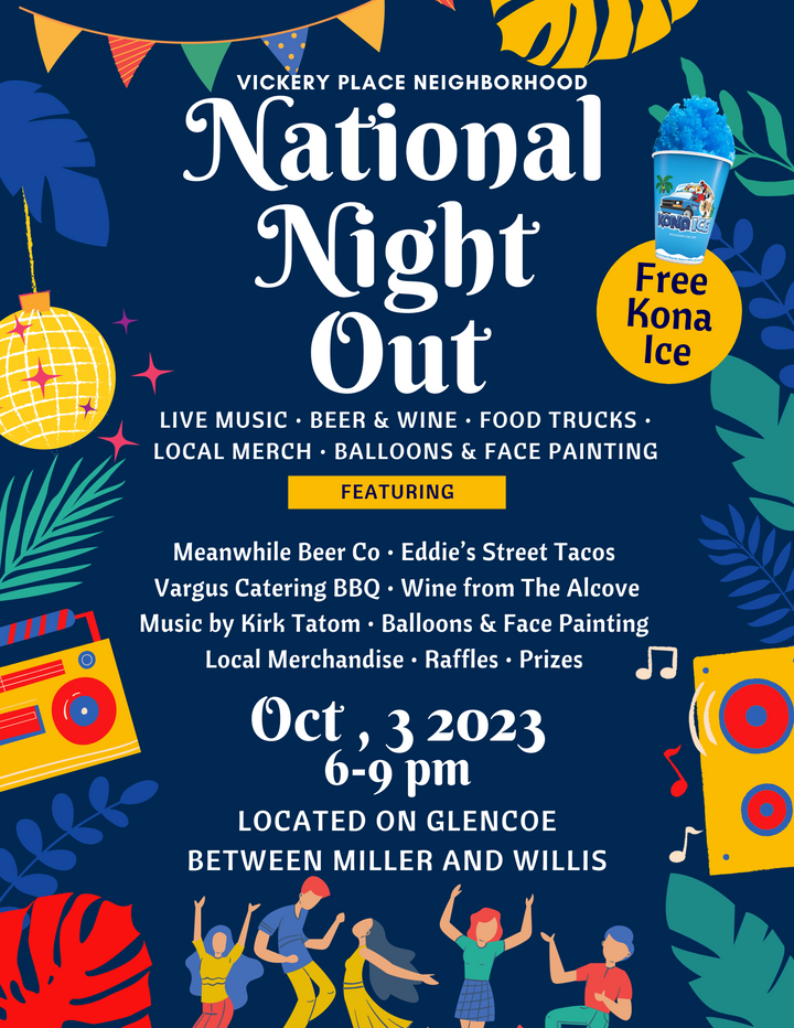 National Night Out: Bringing Vickery Place Together for a Safer, Fun-Filled Evening!