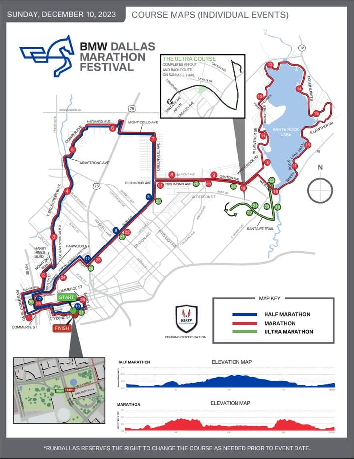 12/10 Street Closures - BMW Dallas Marathon