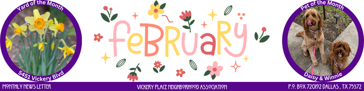 February Neighborhood Newsletter