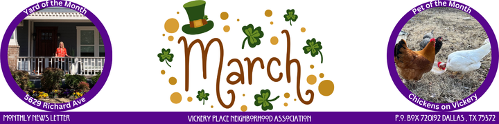 March Neighborhood Newsletter