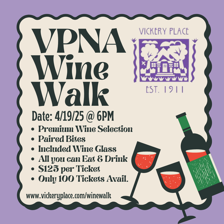 One Week Away! VPNA Wine Walk is on 4/19 - Buy your tickets today!